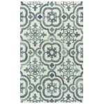 Rizzy Home Matrix MRX103 Blue Area Rug 8 ft. 6 in. X 11 ft. 6 in. Rectangle