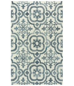 Rizzy Home Matrix MRX103 Blue Area Rug 5 ft. X 7 ft. 6 in. Rectangle