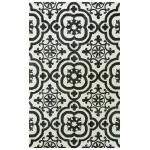 Rizzy Home Matrix MRX104 Black Area Rug 8 ft. 6 in. X 11 ft. 6 in. Rectangle