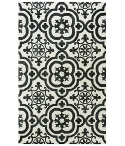 Rizzy Home Matrix MRX104 Black Area Rug 8 ft. 6 in. X 11 ft. 6 in. Rectangle