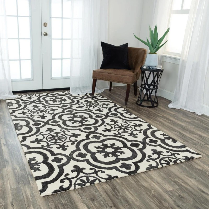 Rizzy Matrix MRX104 Black Area Rug