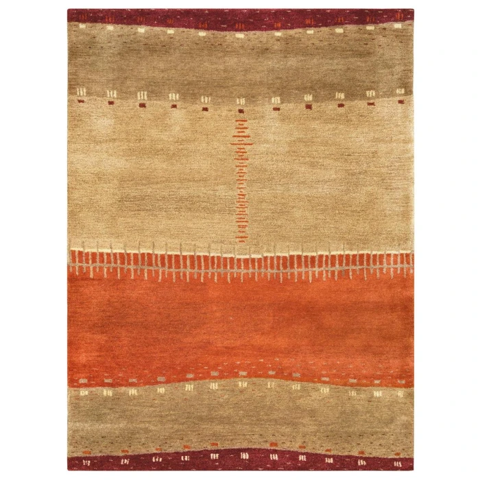 Rizzy Home Mojave maroon MV3159 5 ft. X 8 ft. Rectangle Rug