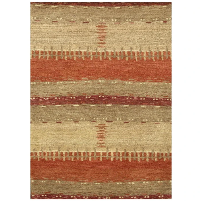 Rizzy Home Mojave maroon MV3159 2 ft. 6 in. X 8 ft. Rectangle Rug