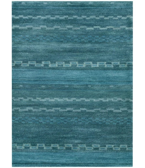 Rizzy Home Mojave Blue MV3161 2 ft. 6 in. X 8 ft. Rectangle Rug