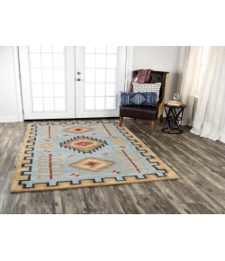 Rizzy Home Mesa MZ162B Light Blue Area Rug 10 ft. X 13 ft. Rectangle
