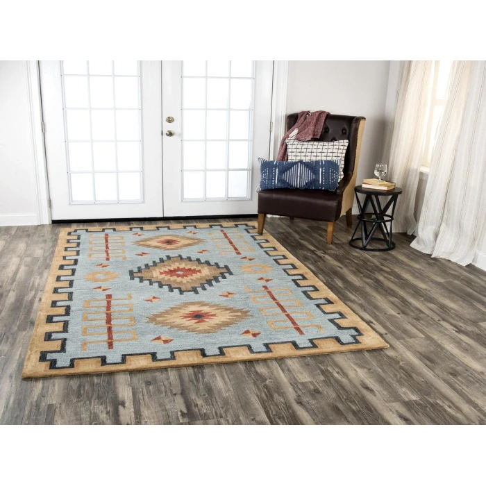 Rizzy Mesa Area Rug MZ162B 8' x 11' Lt. Blue