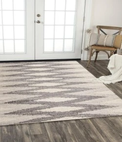 Rizzy Home Nova NVA949 Gray Area Rug 5 ft. X 7 ft. 6 in. Rectangle