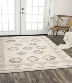 Rizzy Home Nova NVA950 Gray Area Rug 5 ft. X 7 ft. 6 in. Rectangle