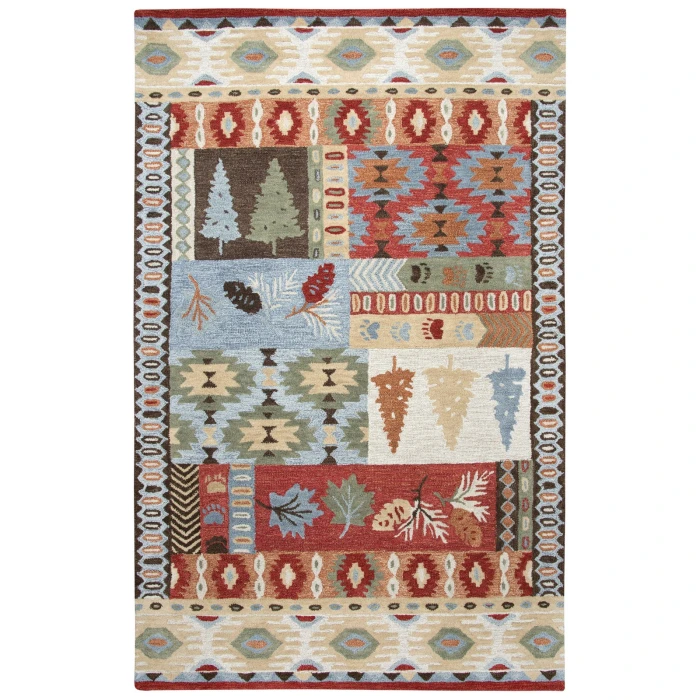 Rizzy Northwoods Area Rug NWD101 8' x 10' Red