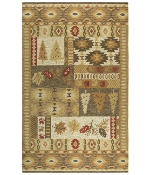 Rizzy Northwoods Area Rug NWD105 8' x 10' Brown