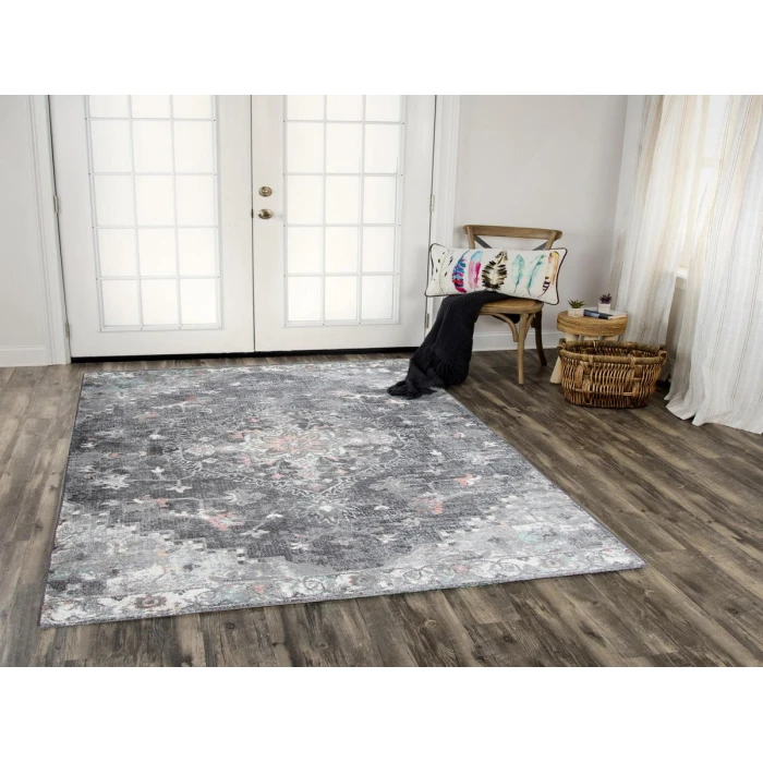 Rizzy Odyssey ODY836 Black Area Rug