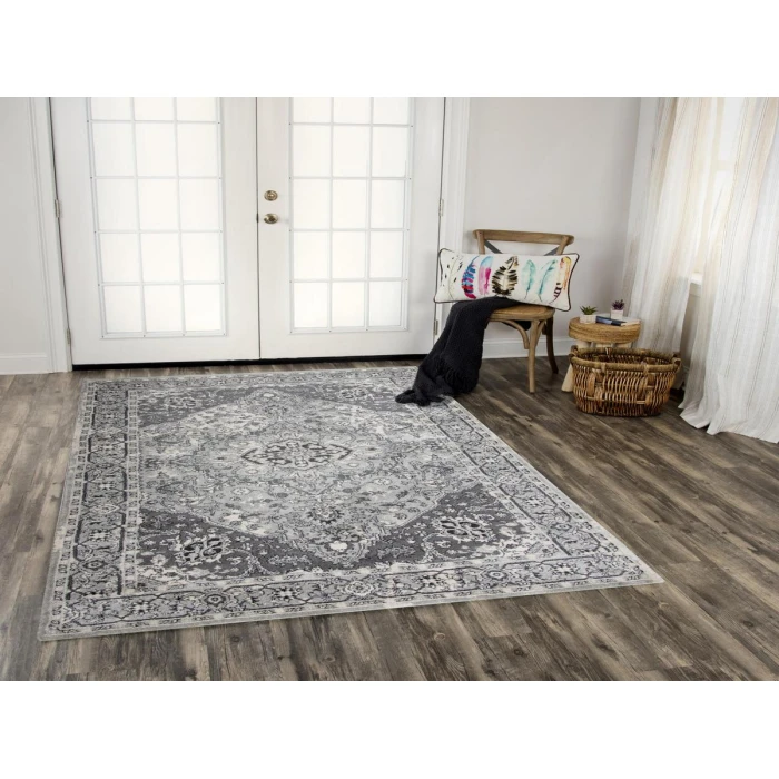 Rizzy Odyssey ODY838 Gray Area Rug