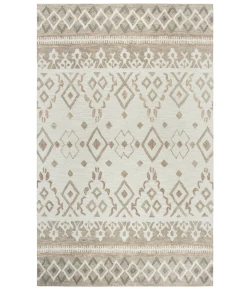 Rizzy Home Opulent OU934A Natural / Beige Area Rug 5 ft. X 8 ft. Rectangle