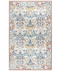 Rizzy Home Opulent OU966A Natural / Rust Area Rug 8 ft. X 10 ft. Rectangle
