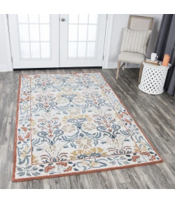 Rizzy Home Opulent OU966A Natural / Rust Area Rug 8 ft. X 10 ft. Rectangle