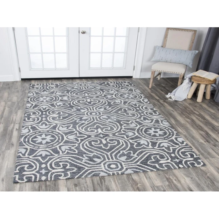 Rizzy Opulent Area Rug OU957A 8' x 10' Gray
