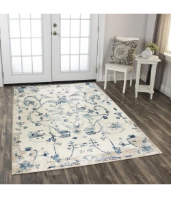 Rizzy Home Palace PLC857 Blue Area Rug 5 ft. 2 in. X 7 ft. 3 in. Rectangle