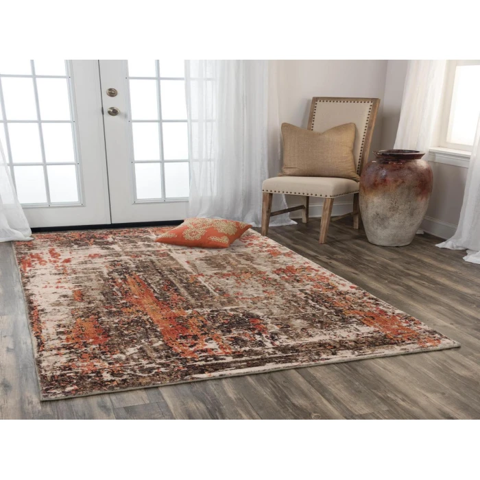 Rizzy Premier PMR102 Brown Area Rug
