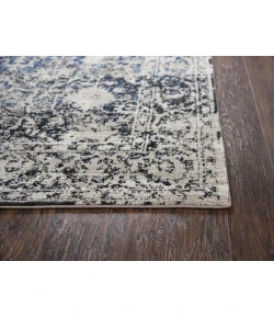 Rizzy Home Panache PN6956 Light Taupe / Blue Area Rug 2 ft. 3 in. X 7 ft. 7 in. Rectangle