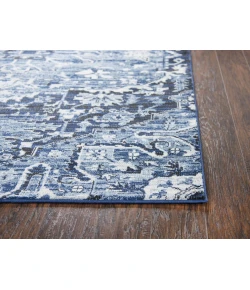 Rizzy Home Panache PN6962 Light Blue / Ivory Area Rug 2 ft. 3 in. X 7 ft. 7 in. Rectangle