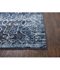 Rizzy Home Panache PN6964 Blue / Ivory Area Rug 2 ft. 3 in. X 7 ft. 7 in. Rectangle