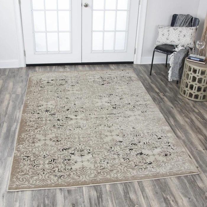Rizzy Panache Area Rug PN6970 3'3" x 5'3" Beige