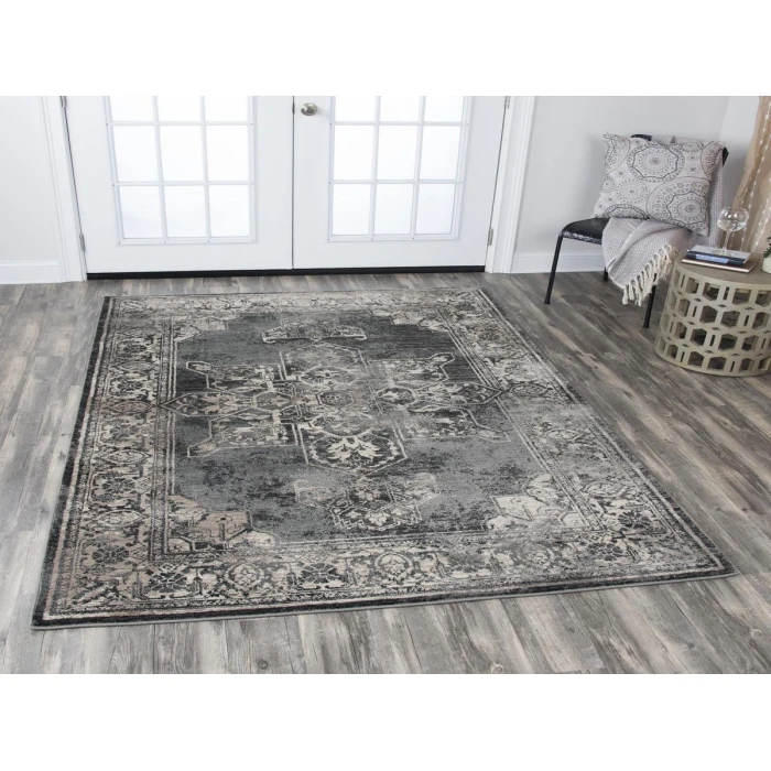 Rizzy Panache Area Rug PN6972 7'10" x 10'10" Gray