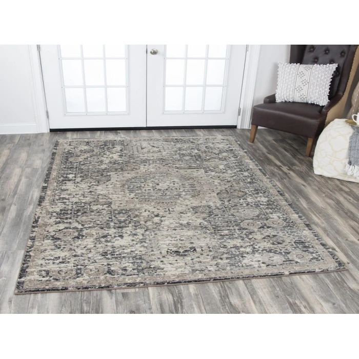 Rizzy Panache Area Rug PN6977 5'3" x 7'6" Gray