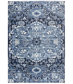 Rizzy Home Panache PN6962 Light Blue / Ivory Area Rug 2 ft. 3 in. X 7 ft. 7 in. Rectangle
