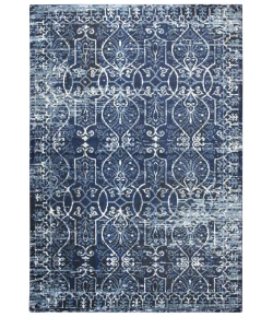 Rizzy Home Panache PN6964 Blue / Ivory Area Rug 2 ft. 3 in. X 7 ft. 7 in. Rectangle