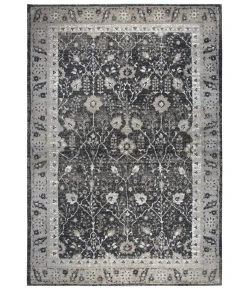 Rizzy Home Panache PN6966 Black / Taupe Area Rug 5 ft. 3 in. X 7 ft. 6 in. Rectangle