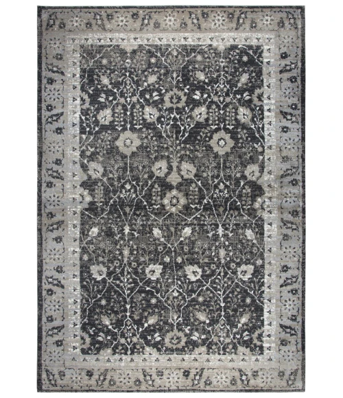 Rizzy Panache Area Rug PN6966 5'3" x 7'6" Black