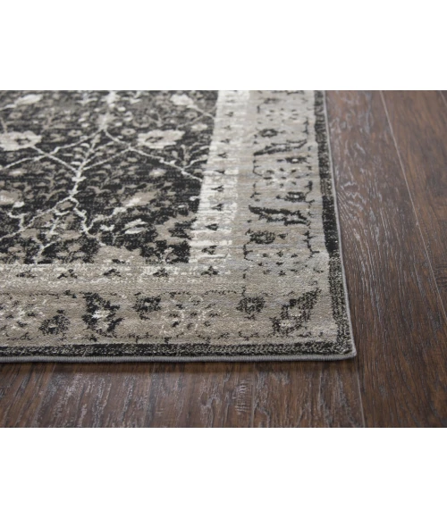 Rizzy Panache Area Rug PN6966 5'3" x 7'6" Black