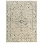 Rizzy Home Platinum PNM104 Neutral Area Rug 8 ft. X 10 ft. Rectangle