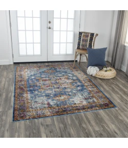 Rizzy Home Princeton PRI102 Blue Area Rug 3 ft. 11 in. X 5 ft. 6 in. Rectangle