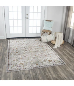 Rizzy Home Princeton PRI103 Beige / Cream Area Rug 3 ft. 11 in. X 5 ft. 6 in. Rectangle