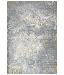 Rizzy Home Princeton PRI106 Blue / Gray Area Rug 7 ft. 6 in. X 9 ft. 5 in. Rectangle