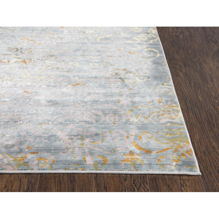 Rizzy Princeton Area Rug PRI106 8'10" x 11'10" Blue/Gray