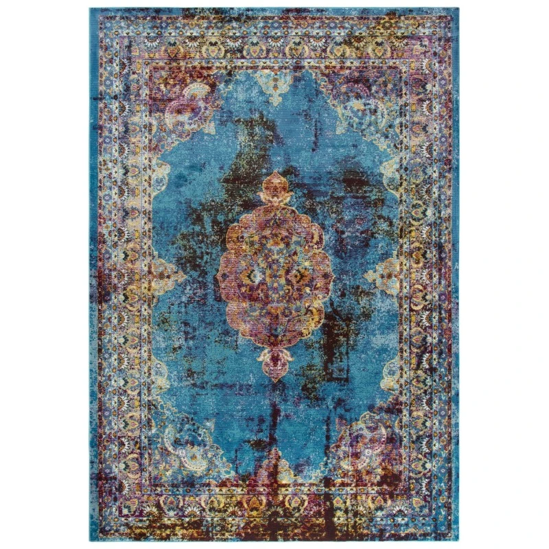 Rizzy Princeton Area Rug PRI107 7'6" x 9'5" Blue