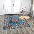 Rizzy Princeton Area Rug PRI107 7'6" x 9'5" Blue