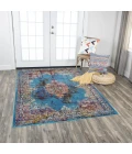 Rizzy Princeton Area Rug PRI107 7'6" x 9'5" Blue