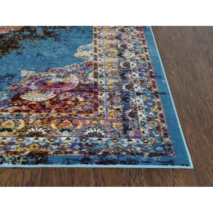 Rizzy Princeton Area Rug PRI107 7'6" x 9'5" Blue