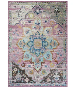 Rizzy Home Princeton PRI109 Blue / Gray Area Rug 3 ft. 11 in. X 5 ft. 6 in. Rectangle