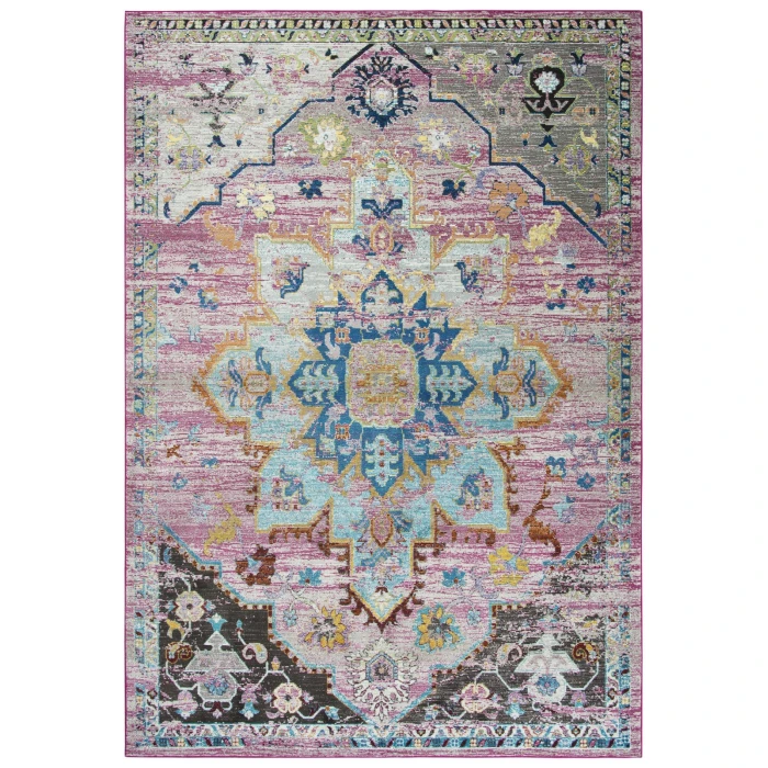 Rizzy Princeton Area Rug PRI109 7'6" x 9'5" Blue/Gray