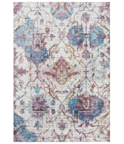 Rizzy Home Princeton PRI110 Cream / Blue Area Rug 8 ft. 10 in. X 11 ft. 10 in. Rectangle