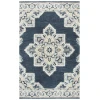 Rizzy Home Resonant RS070B D. Blue / Natural Area Rug 2 ft. 6 in. X 8 ft. Rectangle