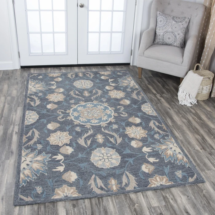 Rizzy Resonant Area Rug RS912A 10' x 13' Dark Gray