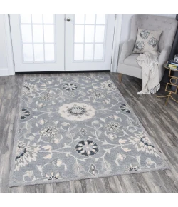 Rizzy Home Resonant RS915A Gray / Taupe Area Rug 10 ft. X 13 ft. Rectangle