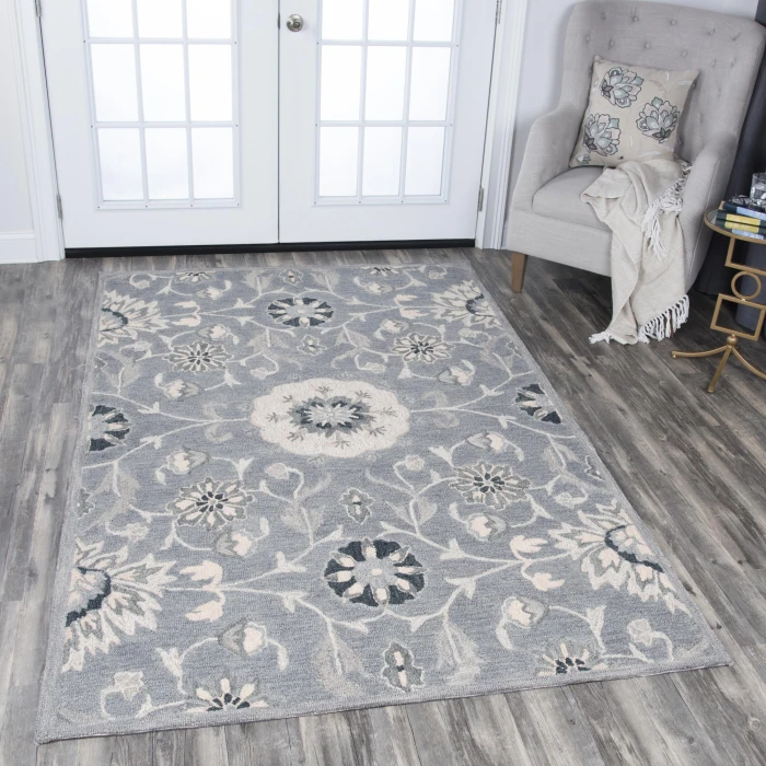 Rizzy Resonant Area Rug RS915A 10' x 13' Gray