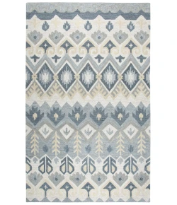 Rizzy Home Resonant RS919A Gray / Natural Area Rug 10 ft. X 13 ft. Rectangle